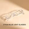 Cyxus Blue Light Glasses for Men Women Reduce Eye Strain UV Blocking for Computer Screen 8550
