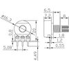 Wave 2 Sets Variable Resistor Volume Set, B Curve, 1K-1M, 9 Types, 2 Each, 18 Pieces Total