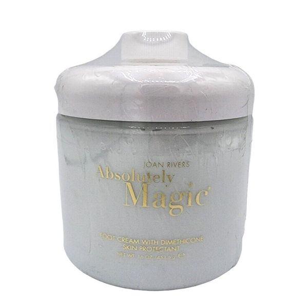 Joan Rivers Absolutely Magic Foot Cream With Dimethicone Skin Protectant 16 oz