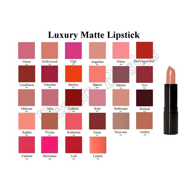 Luxury Matte Lipstick "Katharine" New luxurious Long Lasting Lipstick smooth