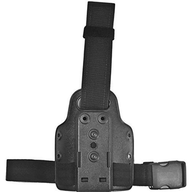 Safariland Small Tactical Plate with One Elastic Strap with Harness (Black STX Tactical Finish)