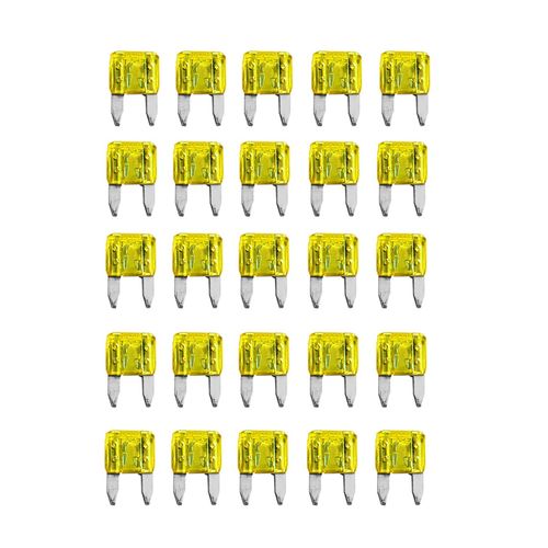 Install Bay ATM20-25 - 20 Amp ATM Mini Fuses (25 Pack)