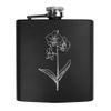 6oz (170ml) 'Orchids' Pocket Hip Flask (HP00033275)