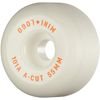Mini Logo Skateboard Wheels A-Cut '2' 55mm 101A White