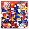 M.Y 1000 Building Bricks Construction Building Blocks Play Set