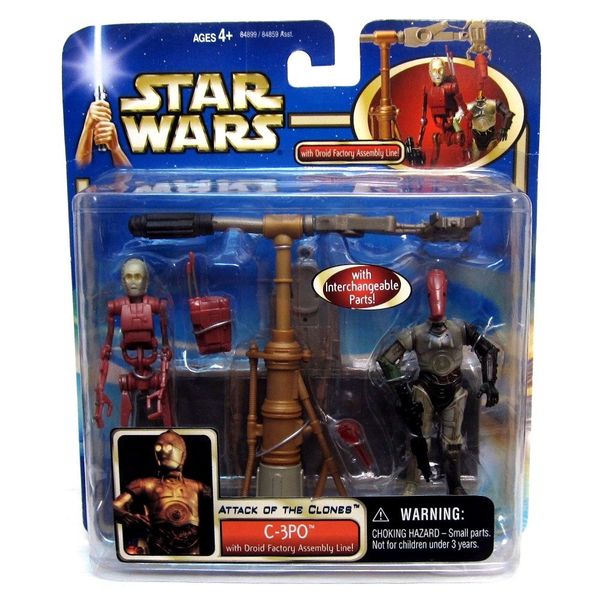 Star Wars Attack of the Clones C-3Po with Droid Factor Assembly Line