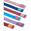 Olata elastischer Mädchen-Gürtel mit Blumen-Verschluss (1-6 Jahre). Rosa