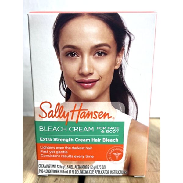 Sally Hansen Cream Hair Bleach For Face And Body Extra Strength *NEW IN BOX