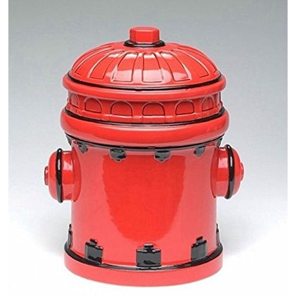 Appletree Design Who Let the Dawgs Out Fire Post Cookie Jar, 10-Inch