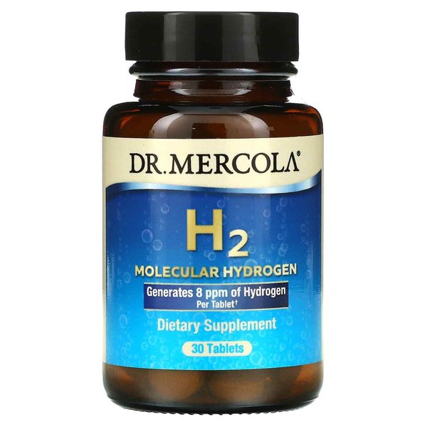 2 X  Dr. Mercola, H2 Molecular Hydrogen, 80 mg, 30 Tablets