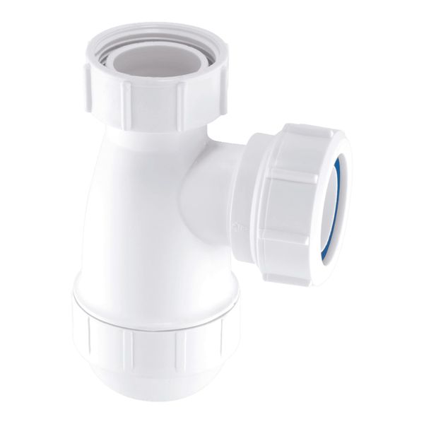 McAlpine 1.5" 40mm Seal Shallow Bottle Trap, White - G10