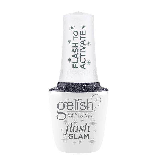 Gelish Flash Glam Gel Polish - Glitter Gel Polish, Glitter Gel Nail Polish, Gel Glitter Nail Polish (Never Stop Glistening, 15mL)