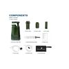 Water Purification System Portable Lightweight Hand Pump Filter Hiking Camping