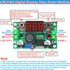MTDELE 3Pcs LM2596 DC-DC Buck Converter Module Adjustable 4.0-40V Input Voltage Conversion 1.25V-37V Output Voltage with LED Digital Display