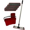 Wax Application Kit | Finish Pads/Flat Frame/Telescoping Handle/Bucket