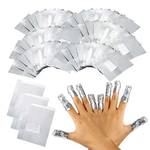 200 x NAIL FOIL GEL WRAPS POLISH REMOVER ART SOAK OFF Cuticle Pusher NO ACETONE