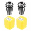 sourcing map ER16 Spring Collet, 1/4" Chuck for CNC Engraving Machine Lathe Milling 2pcs