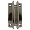 Polished Nickel Pinnacle 337 Series Adjustable Wall Mount 'H' Back Plate Hinge