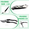 Tree Climbing Spike Set Pole Climbing Spurs Steel Adjustable Height w/2 Gears