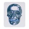 CafePress Blue Chrome Skull Mousepad Non-slip Rubber Gaming Mousepad