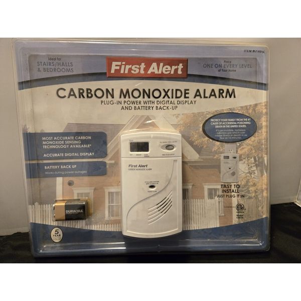 First Alert Carbon Monoxide Alarm #614614 NIB