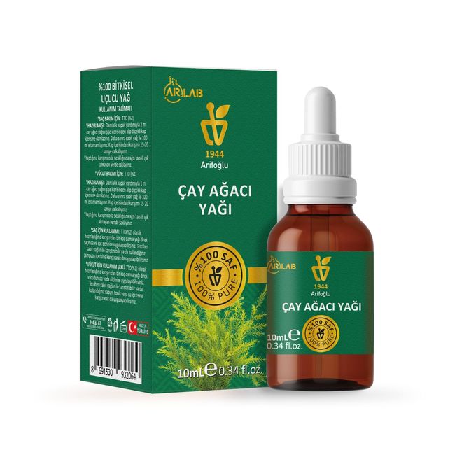 Çay Ağacı Yağı 10ml%100 Saf Yağ ARLAB Pure Tea Tree Oil 10ml