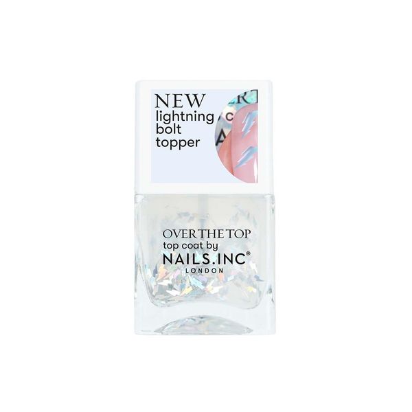 Nails.INC Striking In Shoreditch Holographic Lightening Topper Nail Polish