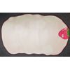 PRINTED RUG (nonskid Polyester Pile) (20" x 32") 3 RED APPLES & FLOWERS, Daniel