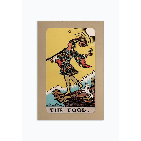 The Fool Tarot Card Poster - [11'' x 17'']