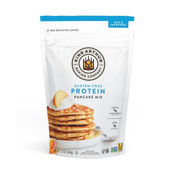 King Arthur Baking Company, Gluten Free Protein Pancake Mix, 12oz