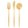 Cutipol Moon Gold Dinner (Knife/Fork/Spoon) Set of 3