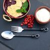 Culinary Concepts Unpolished Knot Dessert Spoon