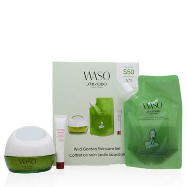 SHISEIDO WASO GINZA TOKYO WILD GARDEN SKINCARE 3 PC. SET