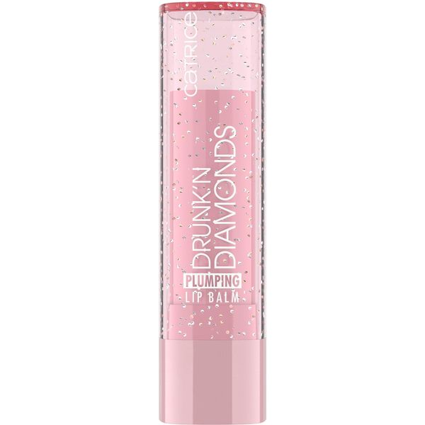 Catrice Drunk'n Diamonds Plumping Lip Balm, Nr. 010, Nude, feuchtigkeitsspendend, pflegend, vergrößernd, glänzend, vegan, ohne Parabene, ohne Mikroplastikpartikel, Nanopartikel frei, 1er Pack (3.5g)