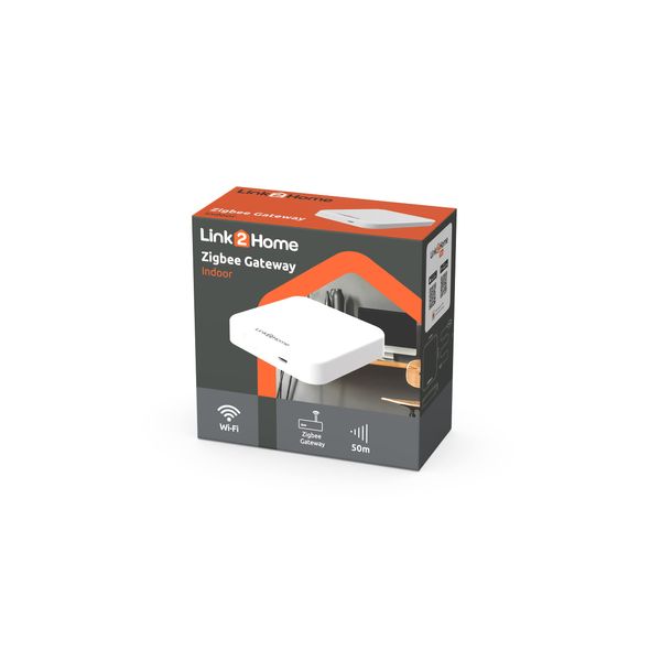 Link2Home Zigbee Smart Gateway Module Hub for WiFi, Compatible with Alexa, Google Assistant, Siri + Includes 1m USB Cable
