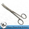 Surgical Operating Medical Mayo Scissors Curved 5.5" Blunt/Blunt Instruments