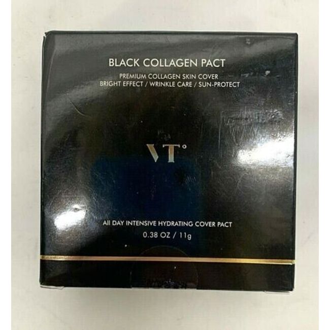 VT X BTS Collagen Pact Black #21 Premium Collagen Skin Cover Refill Pact