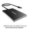 SABRENT SATA to USB, SATA Cable Hard Drive Reader, Super fast Data transfer, Universal Compatibly (EC-SSHD)