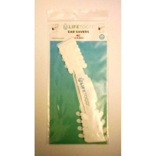 Life To Go Mask Ear Savers 10 Count (Made In America)