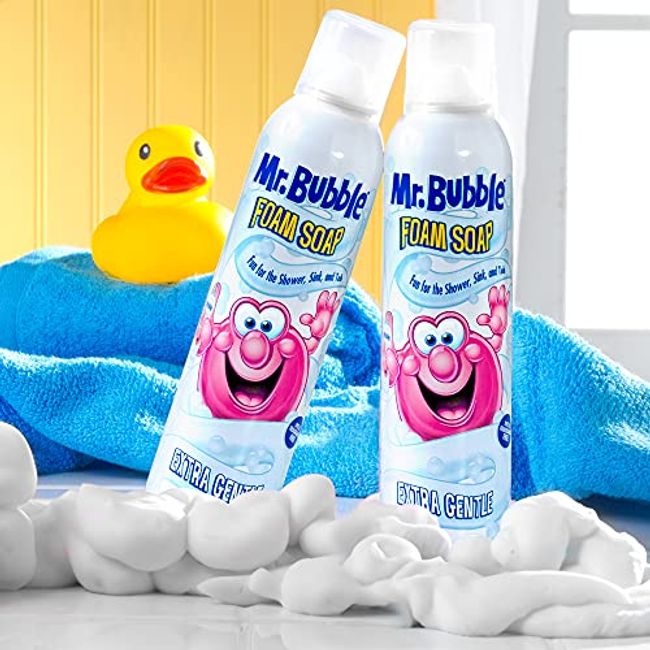  Mr. Bubble Original Bubble Bath - Hypoallergenic, Tear Free  Bubble Bath Solution Makes Big Long Lasting Bubbles for Kids, Toddlers and  Adults (Pack of 2 Bottles, 36 fl oz Each) : Baby