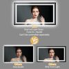 WISFOR Wall Hanging Led Backlit Bathroom Mirror Anti-fog Function Touch Sensor