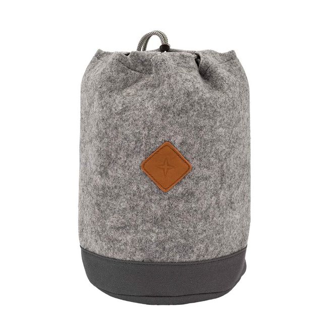 Barebones Living LIV-279 Felt Lantern Storage Bag, Railroad Lantern, Gray Felt Lantern Storage Bag