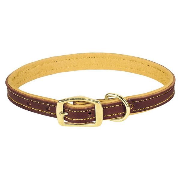 Weaver Leather Deer Ridge Collar, 1 x 23-Inch, Brown