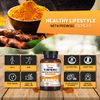 Turmeric Curcumin 1440mg with Black Pepper & Ginger I 120 Vegan Turmeric Capsules High Strength (2 Month Supply) I Made in The UK by Prowise Healthcare