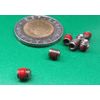 Stainless Self Locking Set Screws, Nylon Patch, Cup, 8-32 x 3/16" Length, 25 Pc