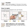 WALPLUS WT1003 Tile Wall Stickers, Multi-Colour