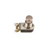 NSI 76050PS Push Button Switch, Push on/Push Off Circuit Function, SPST, Brass/Nickel Actuator, 6/3 amps at 125/250 VAC/DC