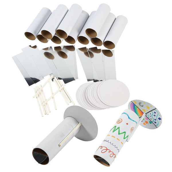 Fun Express Bulk DIY STEAM Kaleidoscope Kit Makes 50