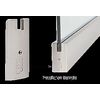 CRL SREC4SBS Brushed Stainless 4" Square End Cap for Sidelite Rails