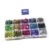 Summer-Ray 5mm Assorted Colour Rhinestones in Storage Box Set #1